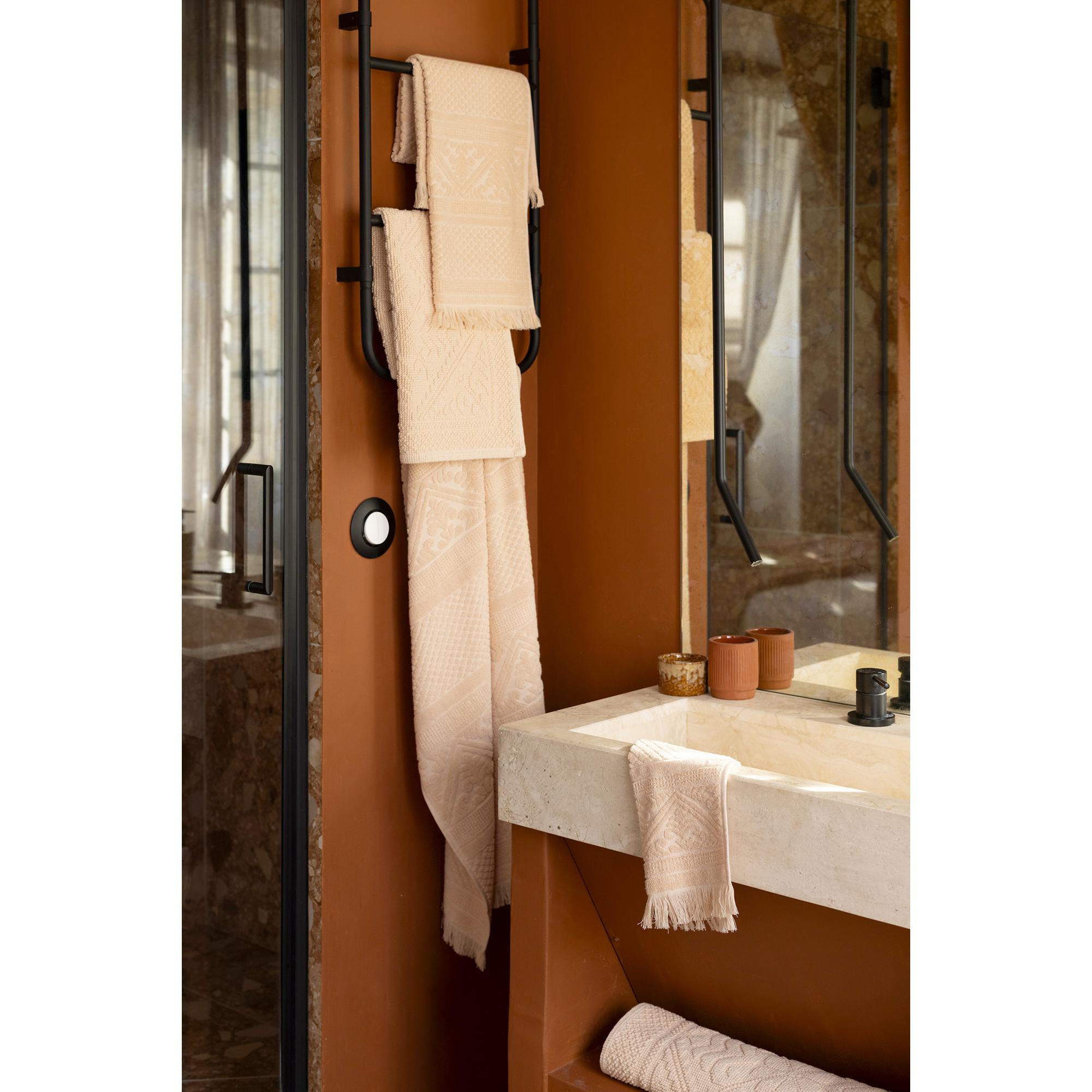 Thumbnail - Vivaraise Badetuch, Hellrosa, Textil, 70x140 cm, Badtextilien, Badetücher