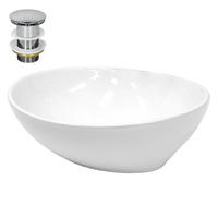 WASCHBECKEN - Weiß, Keramik (33/14.2/41cm) - LuxeBath