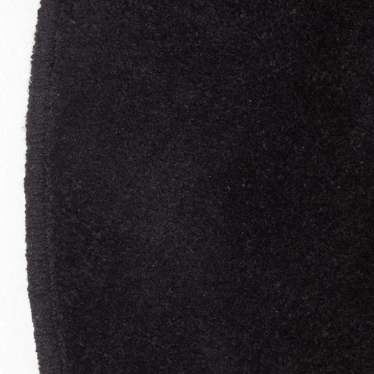 KURZFLOR-TEPPICH rund getuftet 70 cm - Schwarz, Textil (70/70cm) - Homescapes