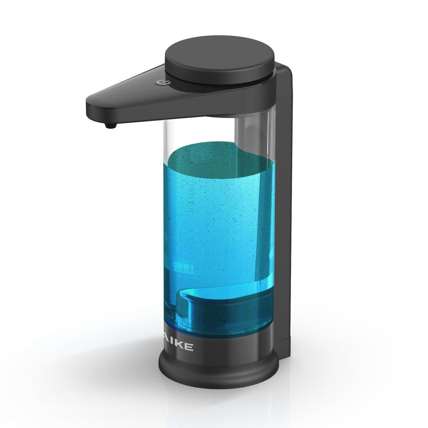 AUTOMATISCHER Seifenspender mit Infrarotsensor 500ml Schwarz - Schwarz, Kunststoff (8.5/23/16cm)