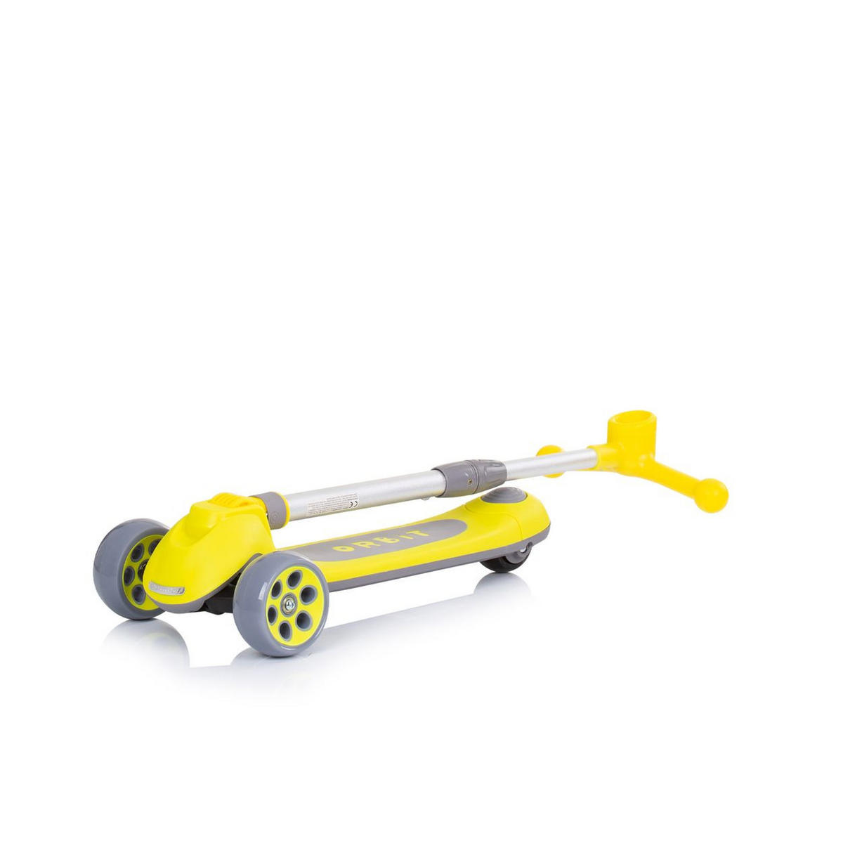 KINDERROLLER Orbit gelb Bremse Lenker höhenverstellbar klappbar - Gelb, Metall (54/23/65cm) - Chipolino