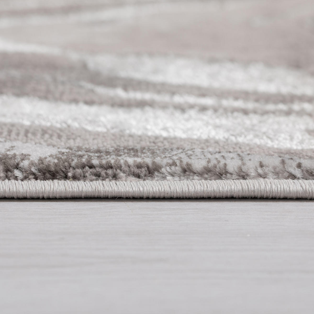 TEPPICH Marmor-Design, metallisch OUSE JOY, Silber 80x150 cm - Silberfarben, Textil (80/150cm) - KADIMA DESIGN