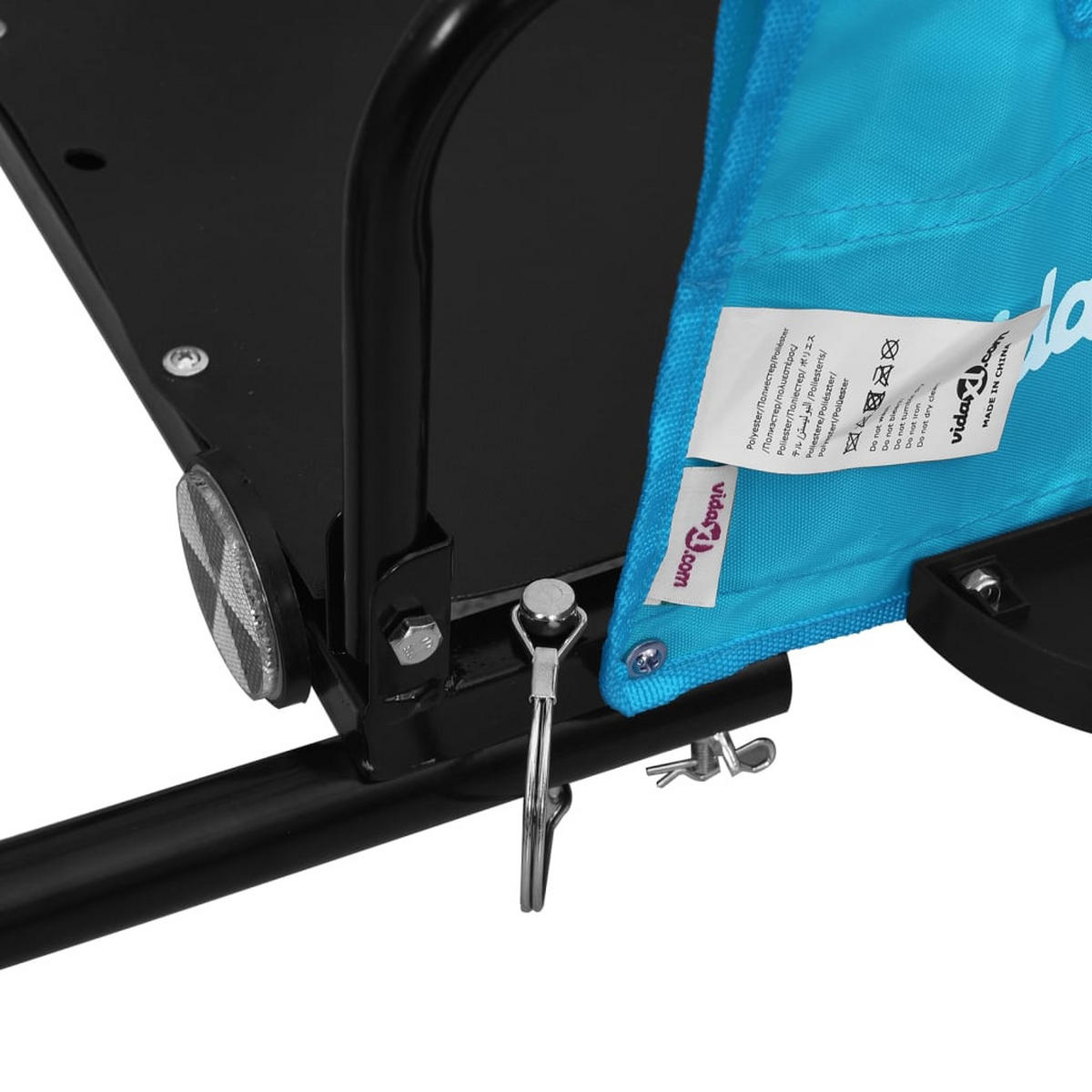 FAHRRADANHÄNGER Blau Oxford-Gewebe Und Eisen - Blau, Metall (63/36/126cm) - vidaXL