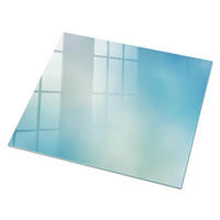 GLASPLATTE 80x60 cm – Himmel der Sinne - Blau, Glas (0.4/80/60cm) - ArtPrintCave