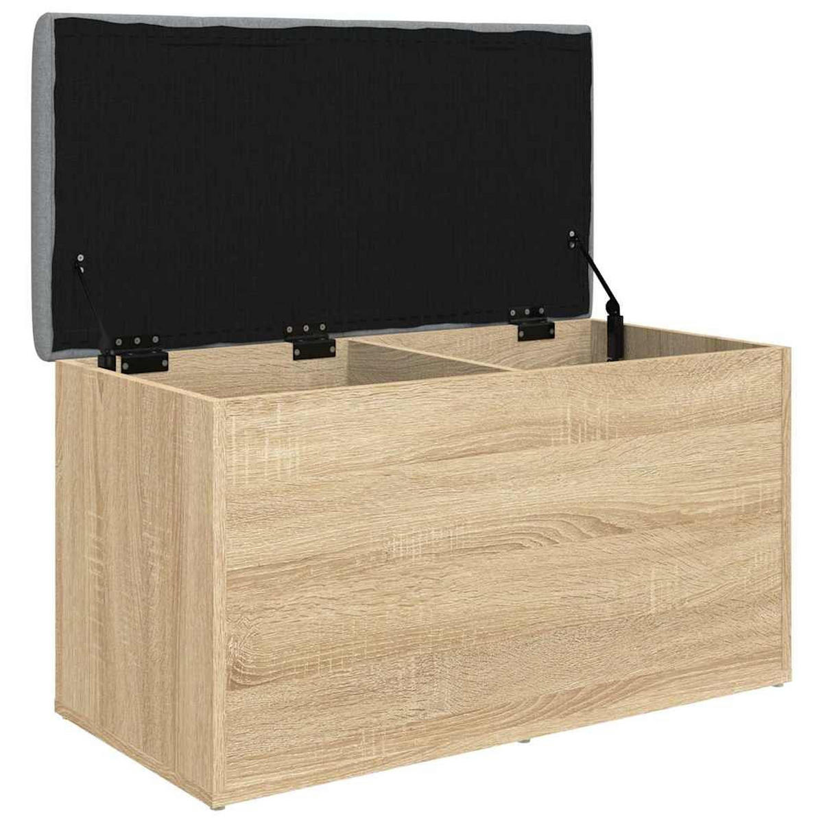 AUFBEWAHRUNGSBANK Sonoma-Eiche 82/42/45 Cm Holzwerkstoff - Braun, Holz (82/45/42cm) - vidaXL