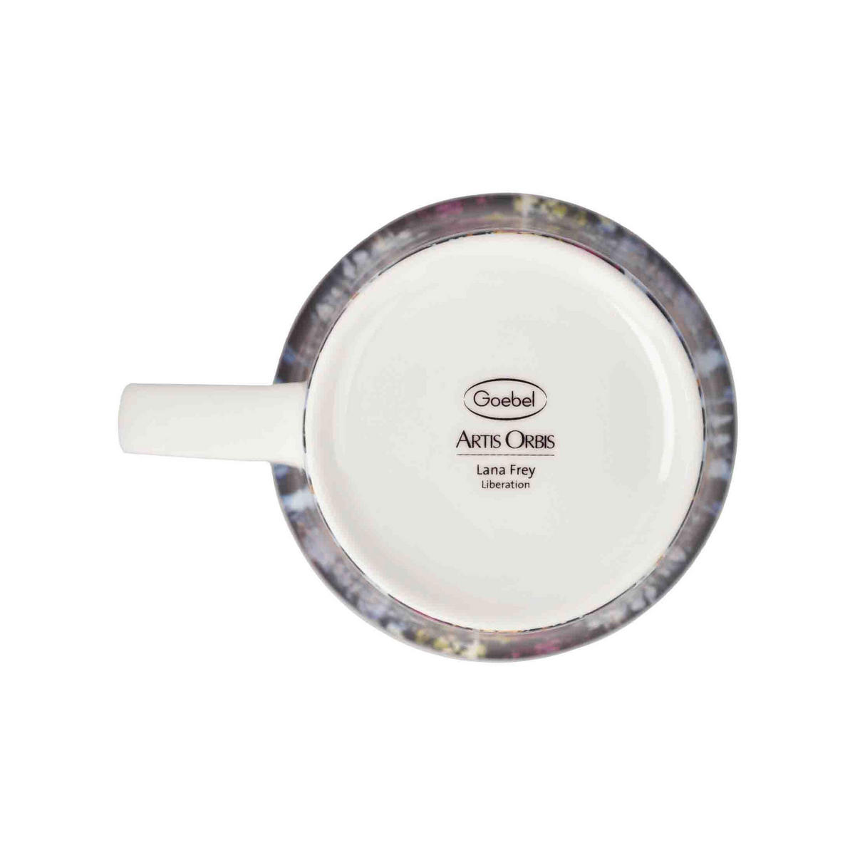 KÜNSTLERTASSE Lana Frey Liberation, Fine Bone China, Bunt, 400 ml - Multicolor, Keramik (0.4L) - Goebel