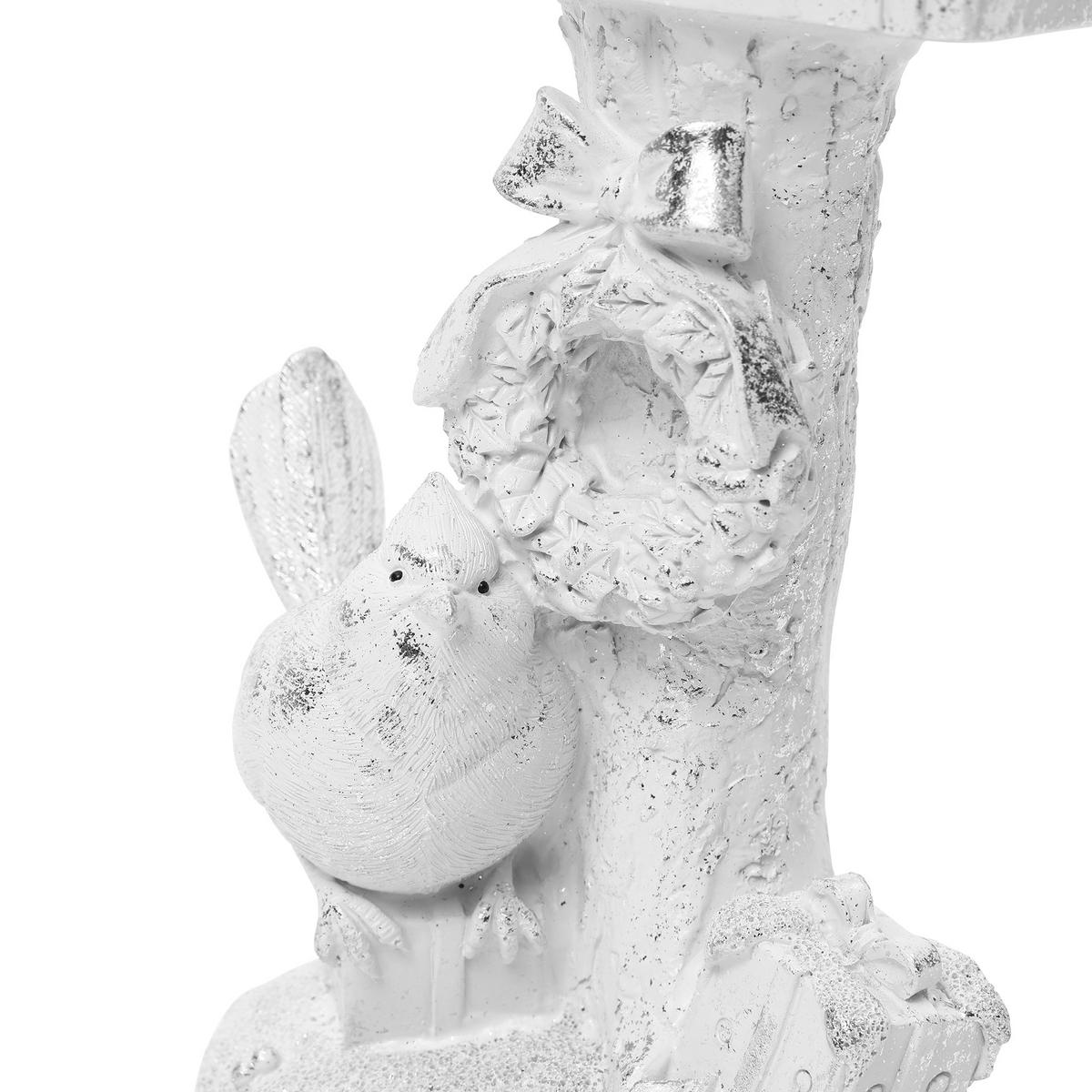 WEIHNACHTSDEKO Briefkasten HTHD0185 - Weiß, Kunststoff (10/32/14cm) - Hometopia