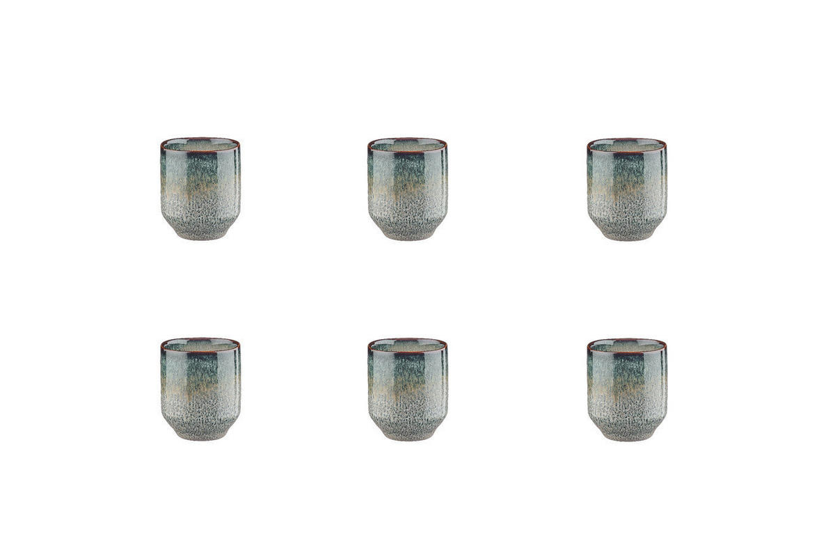 TASSEN Genesis 80ml - 6er-Set - Erde - Grau, Keramik (0.08L) - Björn