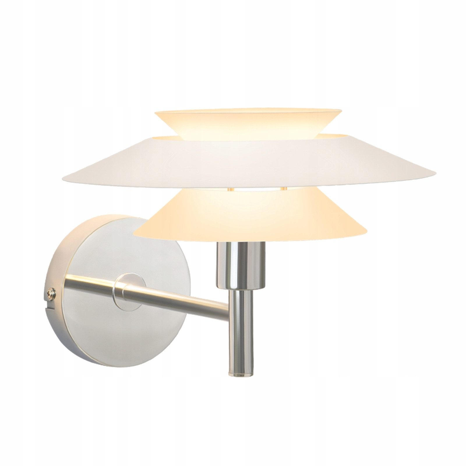 WANDLEUCHTE Crystal 15/20/26 cm - Weiß, Metall (20/26/15cm) - ZMH