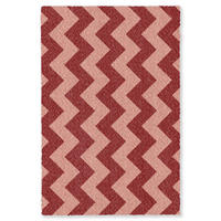 KOBERCE - Cikcak - Pruhy - Vzor - Červená - 150x230 cm - červená, textil/plast (150/0.4cm) - OnlyWow