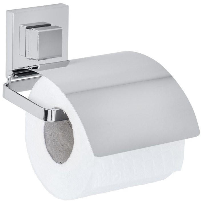 TOILETTENPAPIERHALTER Befestigen ohne bohren 13/14/11,5 cm - Silberfarben, Metall (14/11.5/13cm) - Wenko
