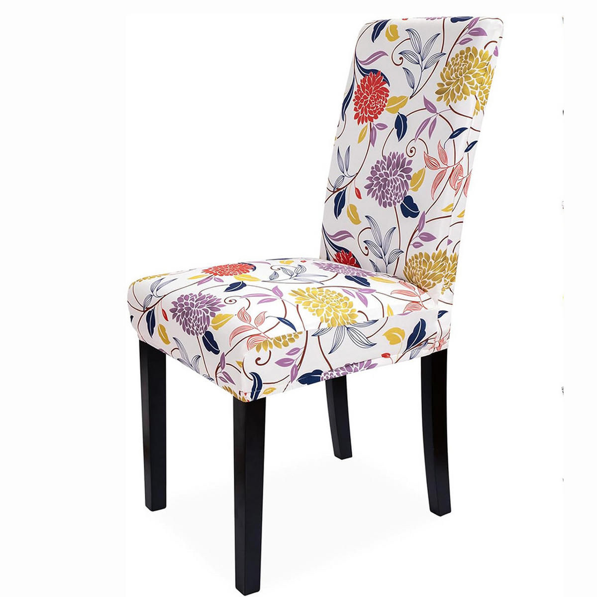 STUHLHUSSE Groß Stretch Waschbar(4-tlg. Set) - Multicolor, Textil (16/18cm) - Kaket