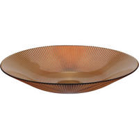 SCHALE Amber Ø 30 cm - Orange, Glas (30cm) - Home Styling Collection