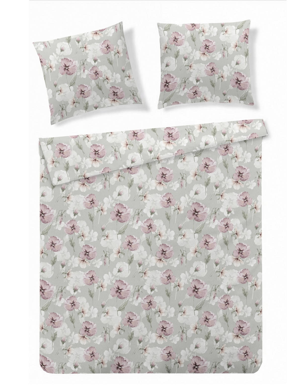 BETTWÄSCHE Petalios - Rosa, Textil (160/200cm) - home&you
