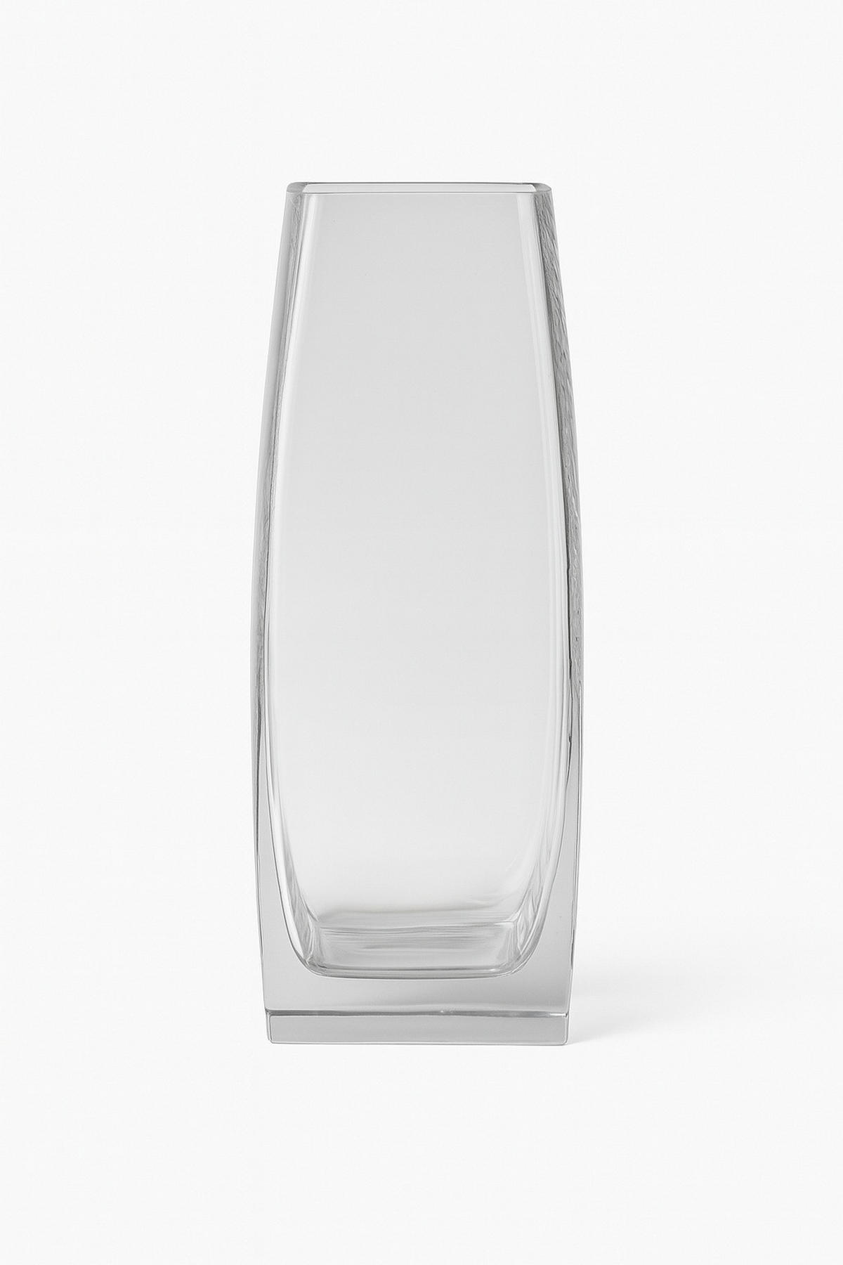 VASE Serenite Transparent 15/10x7xh35 cm Glas - Transparent, Glas (35cm) - Mondex