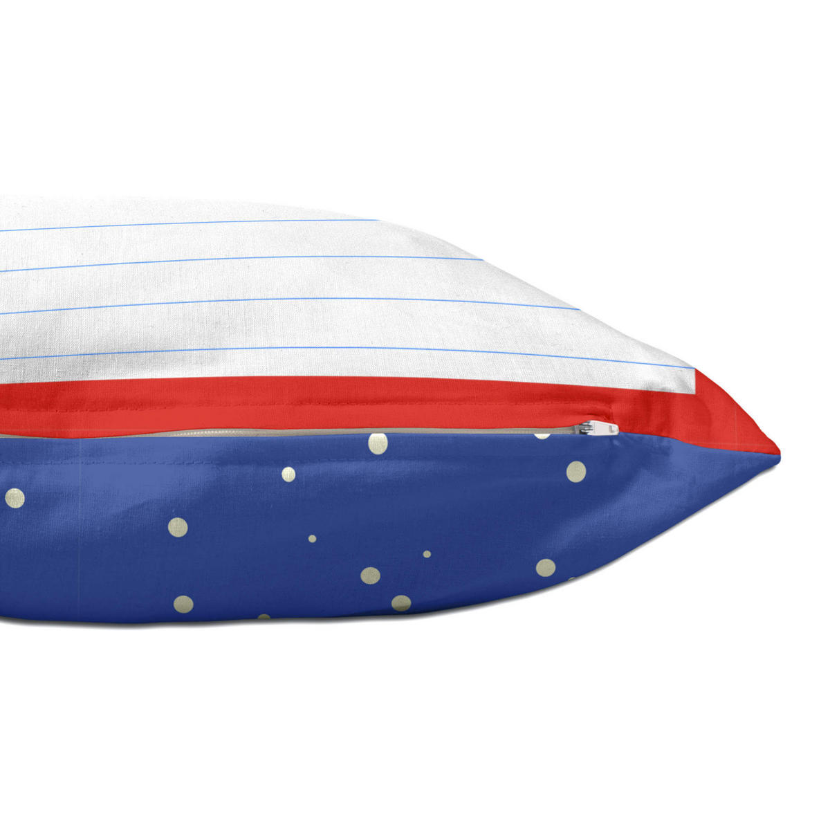 KISSENBEZUG space rocket 50x30 cm mehrfarbig - Multicolor, Textil (50/30cm) - Happy Friday
