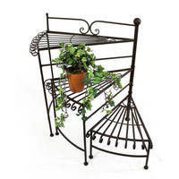 BLUMENTREPPE Metall Braun 64 cm DY12020 - Braun, Metall (56/64/56cm) - DanDiBo