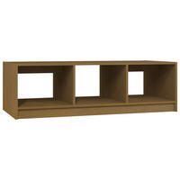 COUCHTISCH Honigbraun 110x50x34 cm Massivholz Kiefer - Braun, Holz (110/50/34cm) - furnicato