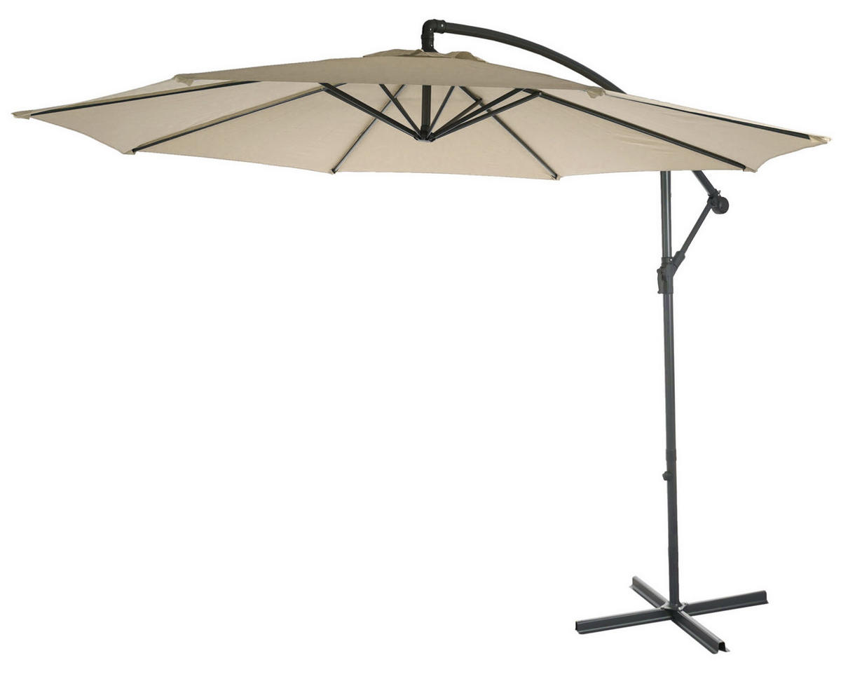 AMPELSCHIRM NEIGBAR Cremeweiß - Weiß, Textil (360/295cm) - MCW