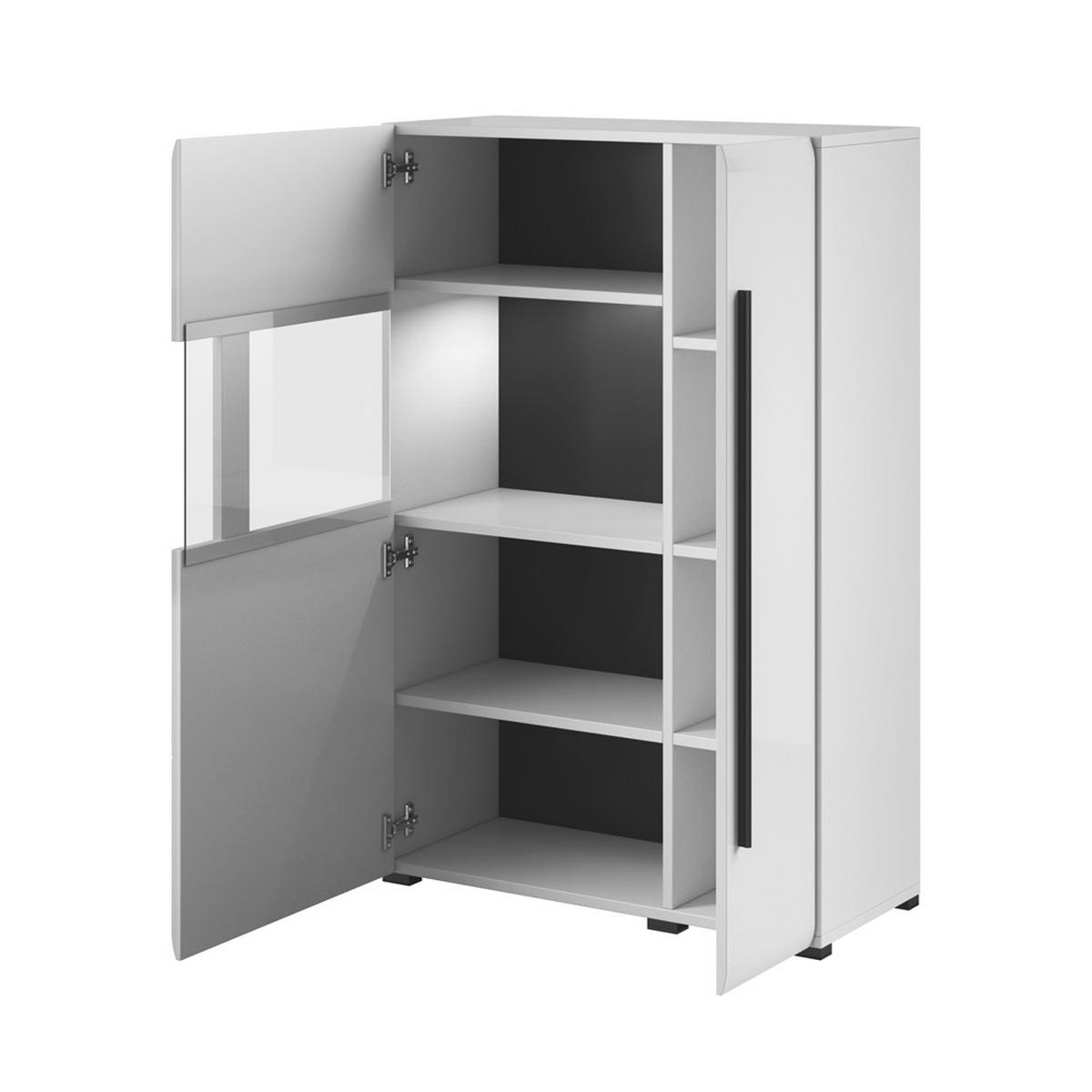 HIGHBOARD Turda-83 - Weiß, Holzwerkstoff (90/136/39cm) - Lomado