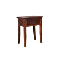 BEISTELLTISCH Akazie 60x40x75 nougat lackiert OXFORD #907 - Dunkelbraun, Holz (40/60/75cm) - Massivmoebel24