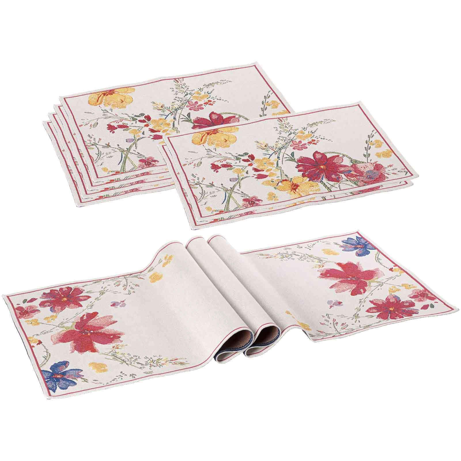 TISCHSET Mariefleur bunt 7er Set - Multicolor, Textil (1/1/1cm) - Villeroy & Boch