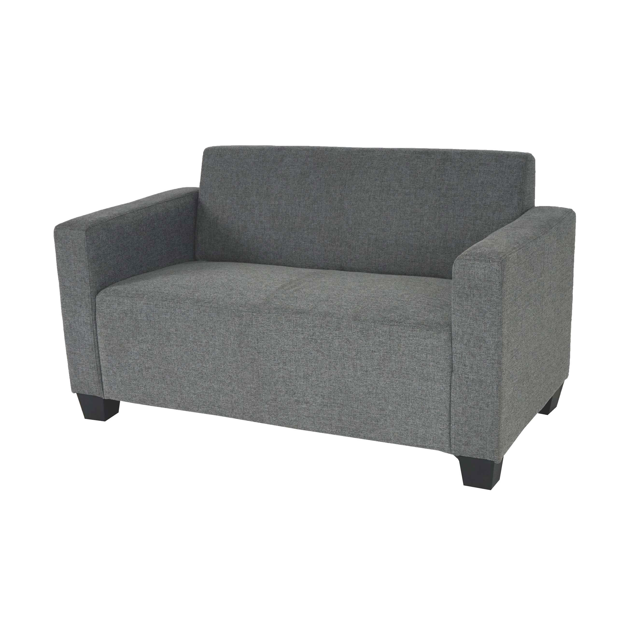 2-SITZER SOFA COUCH LOUNGESOFA Grau - Grau, Textil (136/76/72cm) - MCW