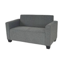 2-SITZER SOFA COUCH LOUNGESOFA Grau - Grau, Textil (136/76/72cm) - MCW