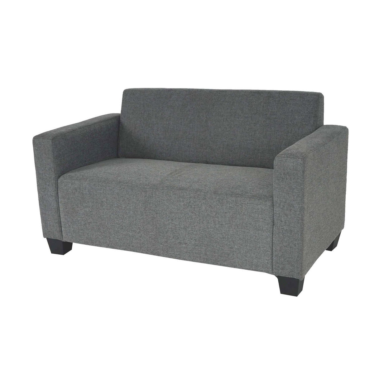 2-SITZER SOFA COUCH LOUNGESOFA Grau - Grau, Textil (136/76/72cm) - MCW