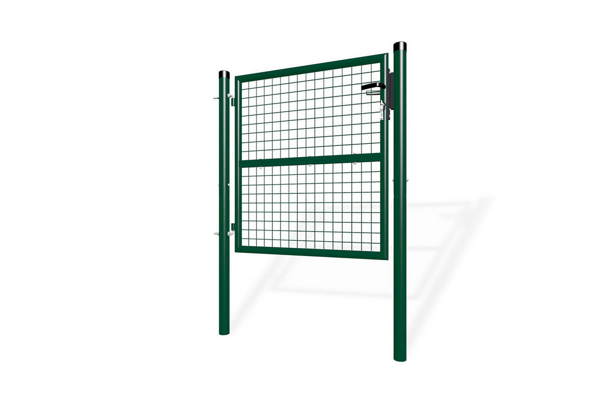 GITTERTOR Olga grün 1m H.100cm Metall - Grün, Metall (106/106cm) - Casanoov