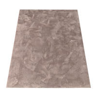 HOCHFLORTEPPICH 60/90 cm Soft 380 - Taupe, Textil (60/90cm) - Paco Home