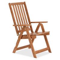 GARTENSTUHL NYCTERE aus Kiefernholz, braun - Braun, Holz (70/108/65cm) - KONSIMO®