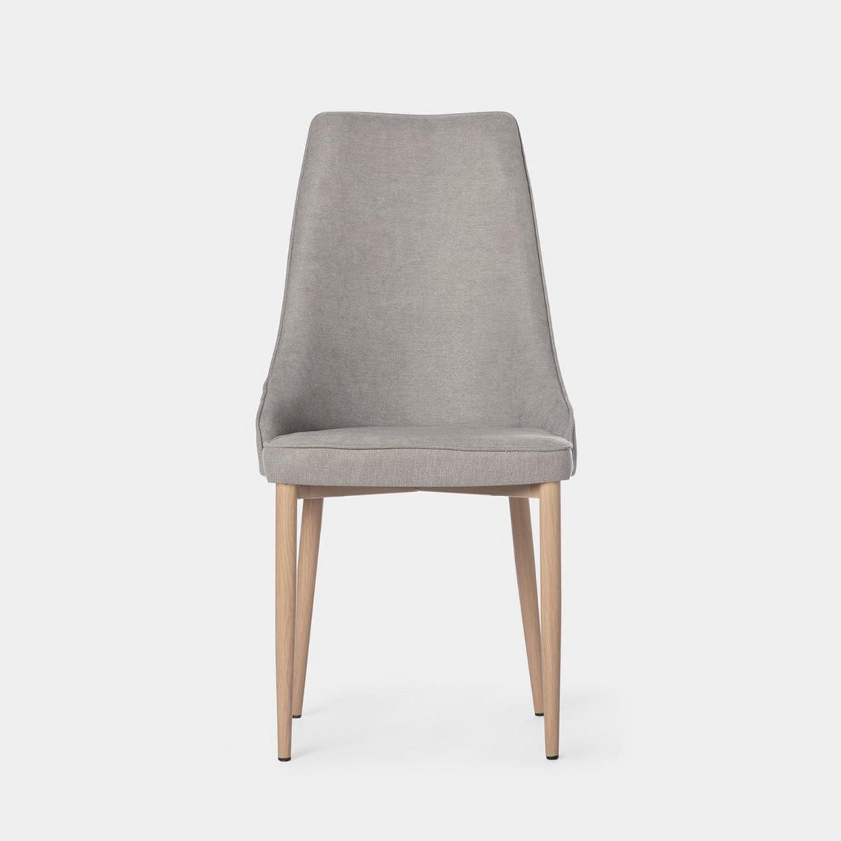 ESSZIMMERSTUHL Agnes Grau 45 cm x 95 cm - Grau, Textil (45/95/65cm)