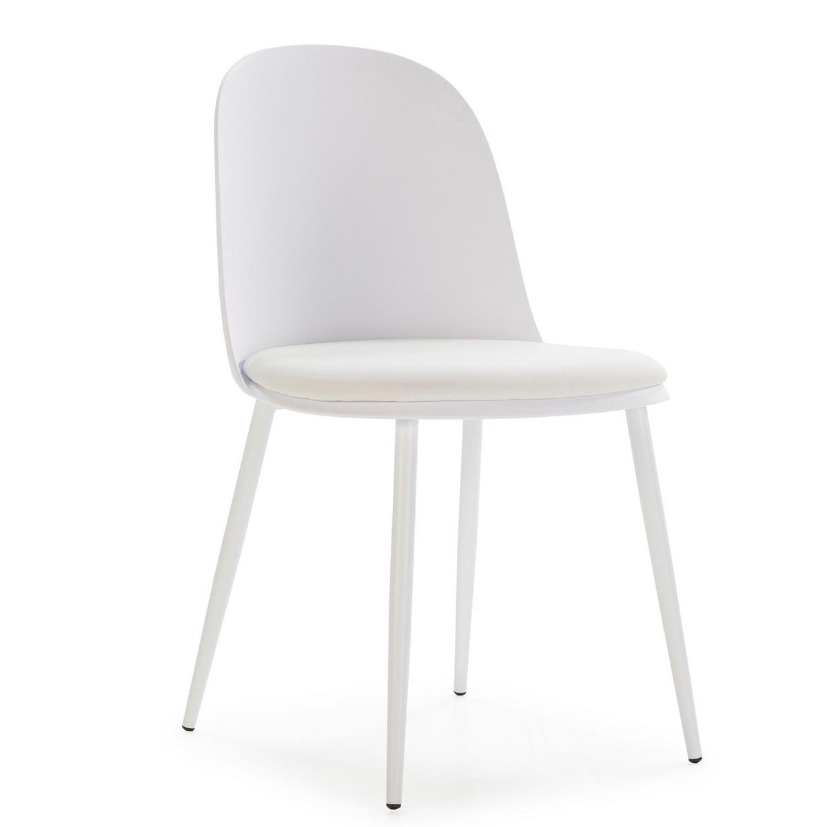 STUHL 4er-Set Kana weiß - Weiß, Kunststoff/Metall (45/83/51cm) - VS Venta-stock