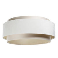 HÄNGELEUCHTE Weiß 60/25 cm - Weiß, Kunststoff (60/1/25cm) - ONZENO