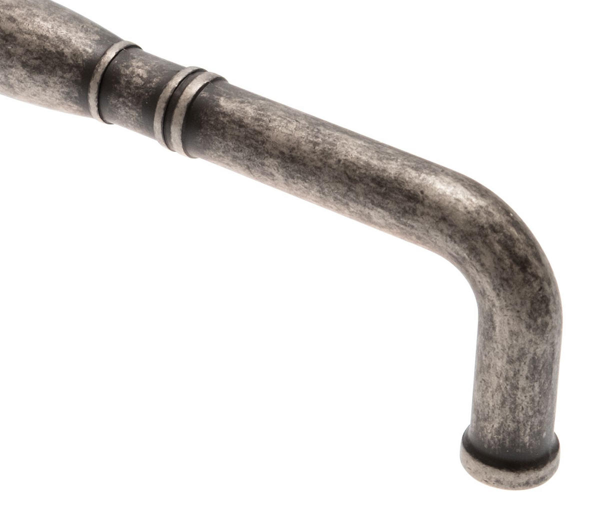 MÖBELGRIFF BA 160 mm Küchengriff Altsilber Vintage Metall Türgriff Landhaus Stil - Silberfarben, Metall (1/4/17.2cm)