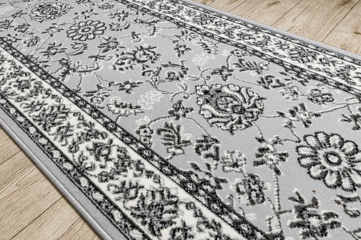 LÄUFER BCF MORAD 80/230 cm - Grau, Textil (80/230cm) - rugsX
