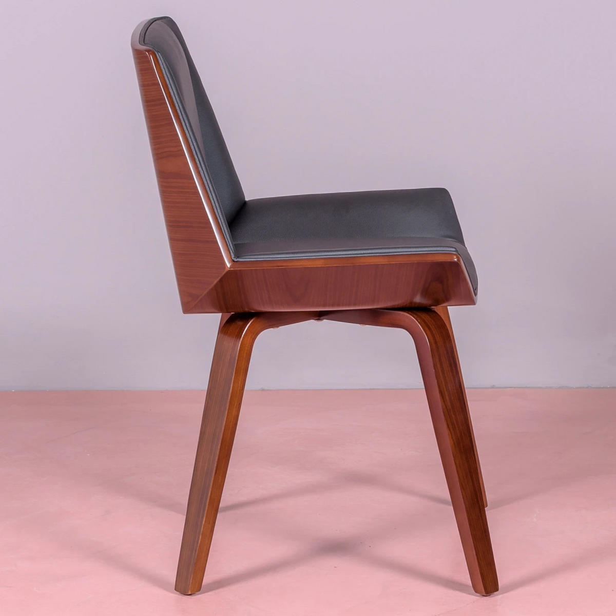 STUHL Holz Schwarz - Schwarz, Holz (50/80/48cm) - Nest Dream