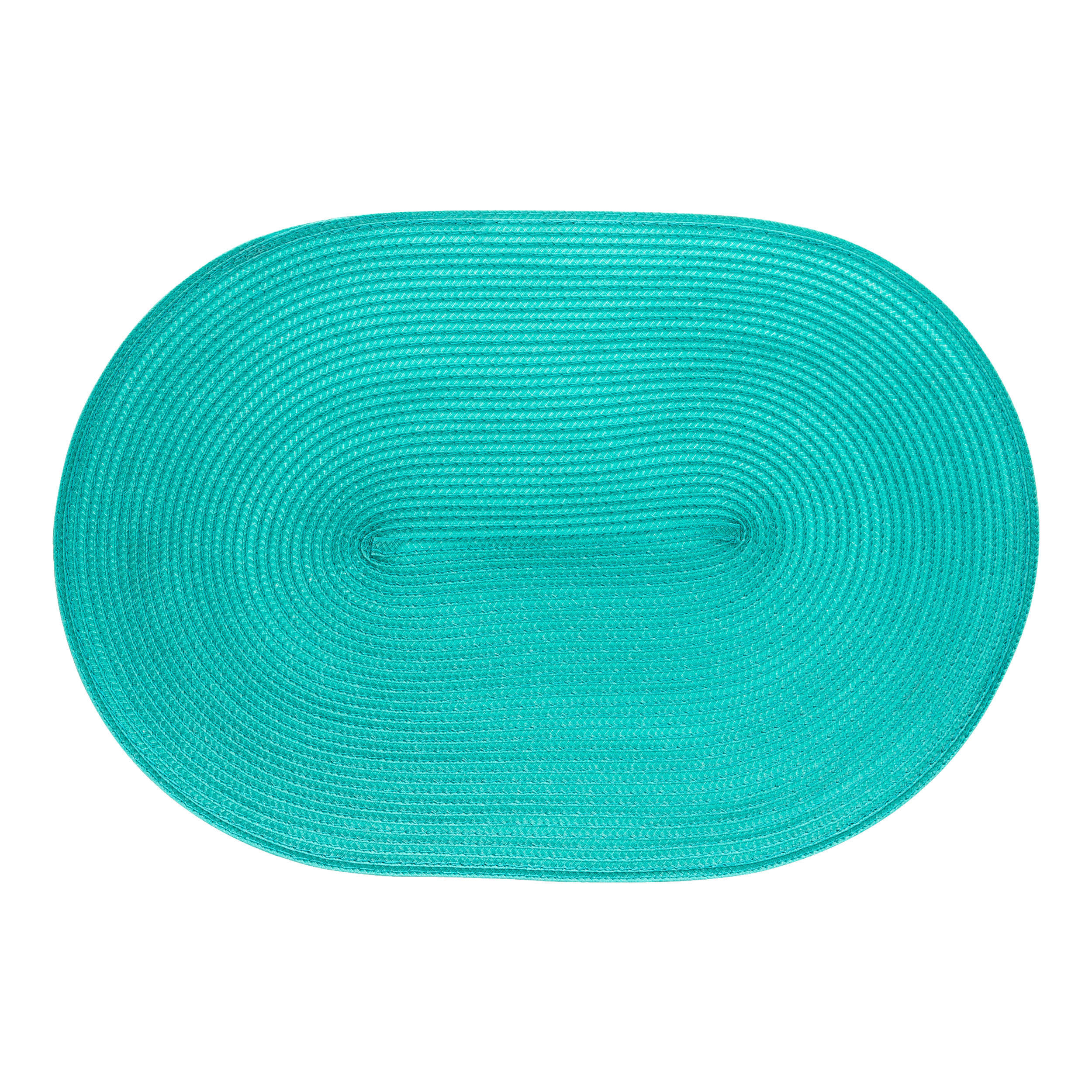 TISCHSET Oval, Kunstfaser, Karibik, 45 x 31 cm - Blau, Kunststoff (45/31/1cm) - Continenta