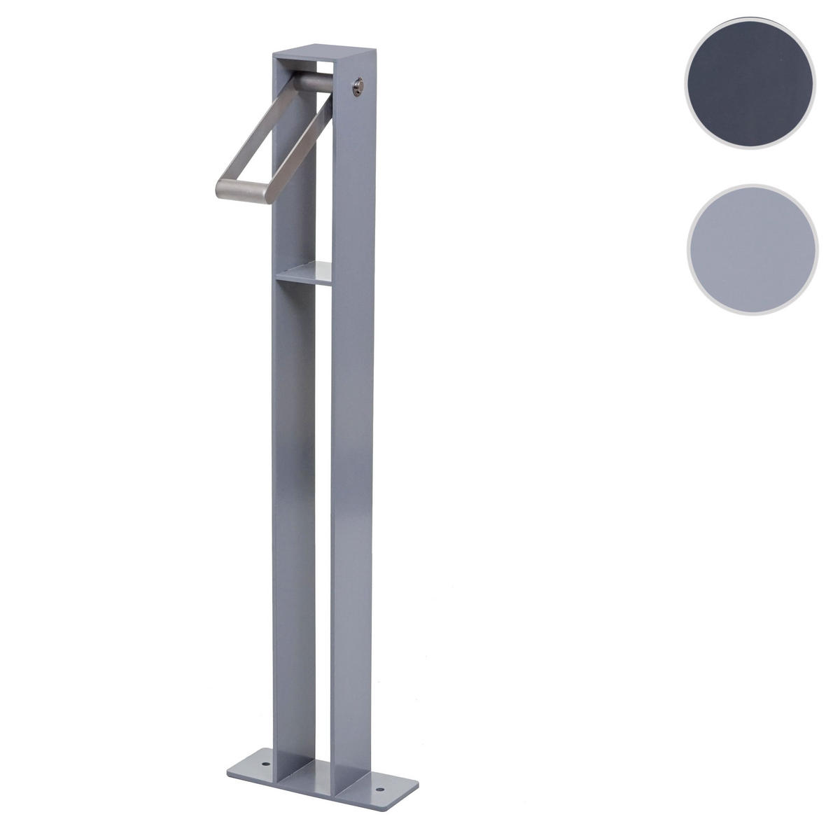 FAHRRADSTÄNDER 96x24x10cm Grau - Grau, Metall (24/96/10cm) - PROREGAL