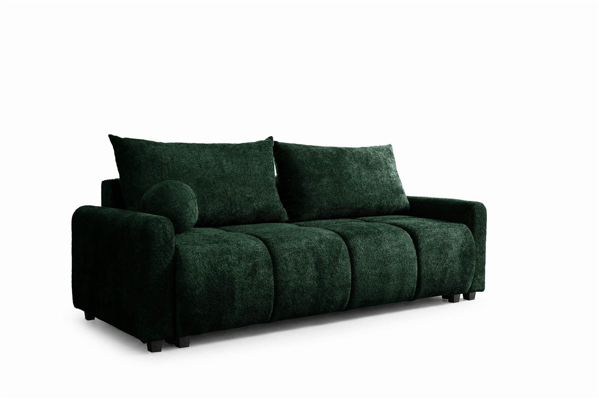 SCHLAFSOFA Giana - Grün, Holzwerkstoff/Textil (230/100/100cm) - Fun Möbel
