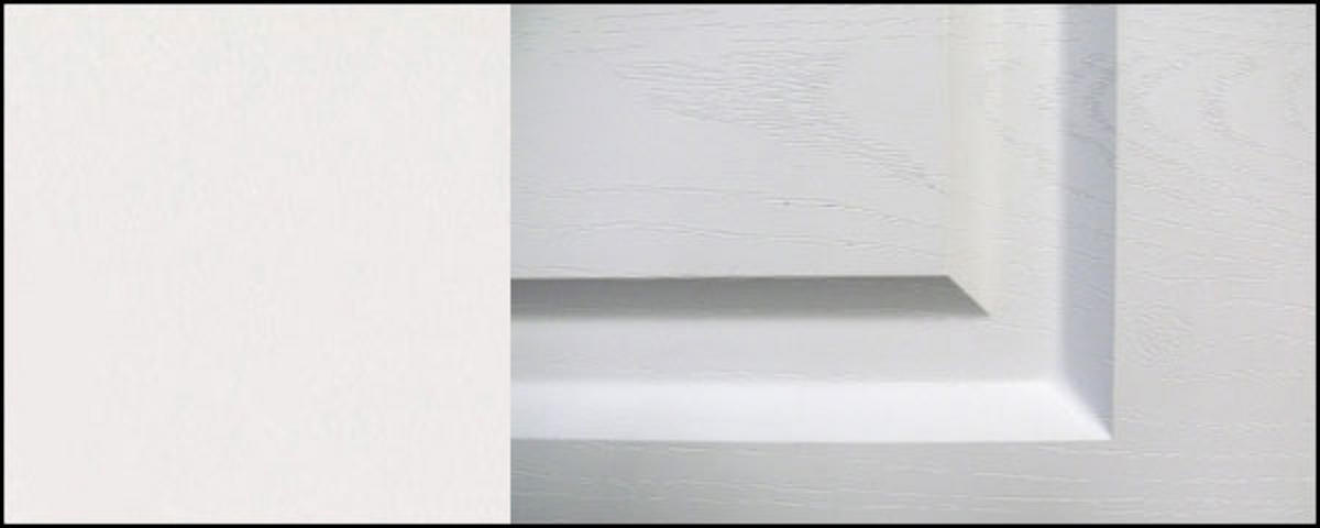 WINKELKÜCHE Elbing weiß matt 350 / 270 / 207cm mit Vollauszug (HETTICH InnoTech Atira) - Weiß, Holzwerkstoff/Metall (350/207/270cm) - Feldmann-Wohnen