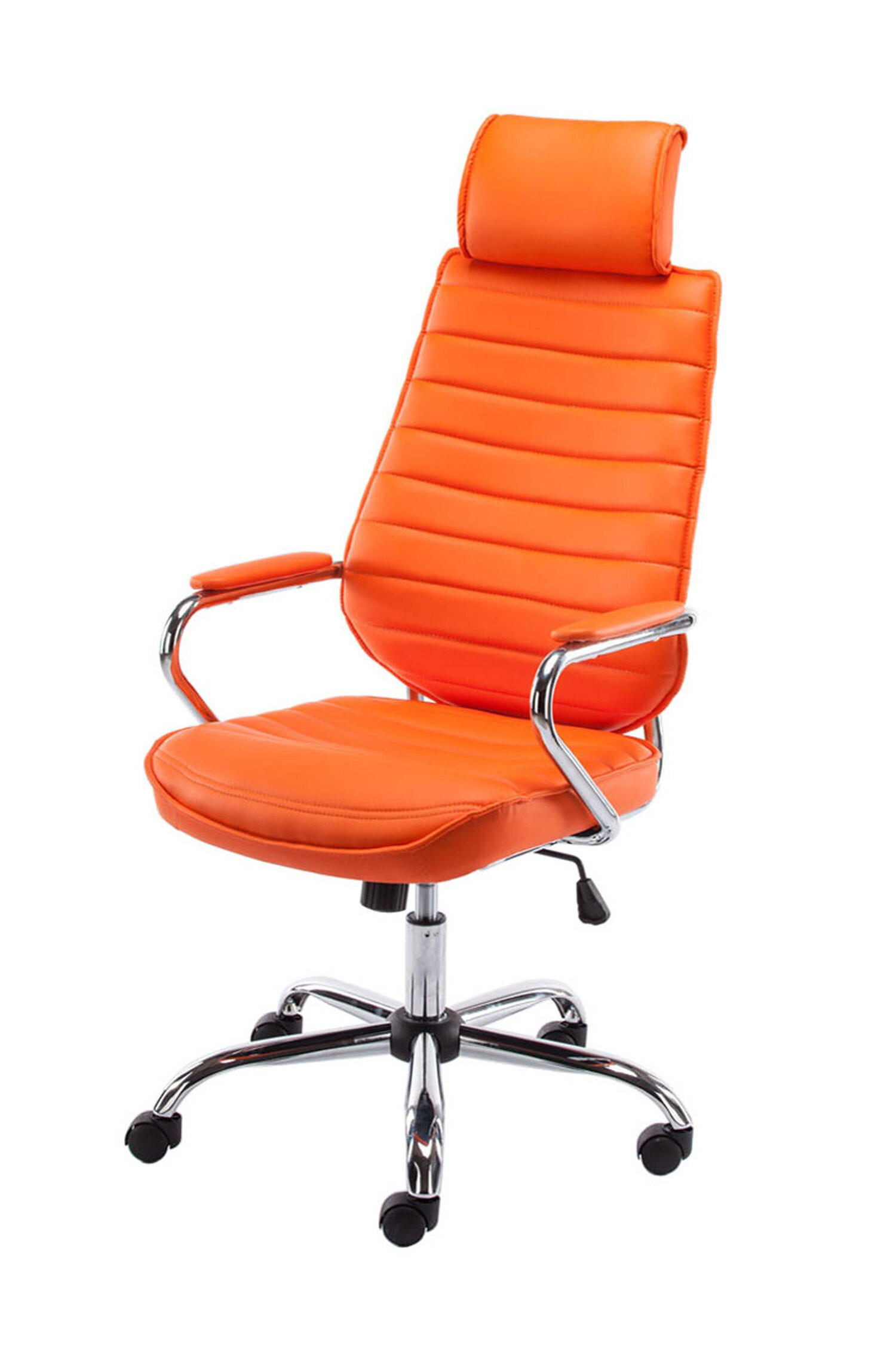 BÜROSTUHL Rako, Orange - Orange, Textil/Metall (60/128/67cm) - TPFLiving