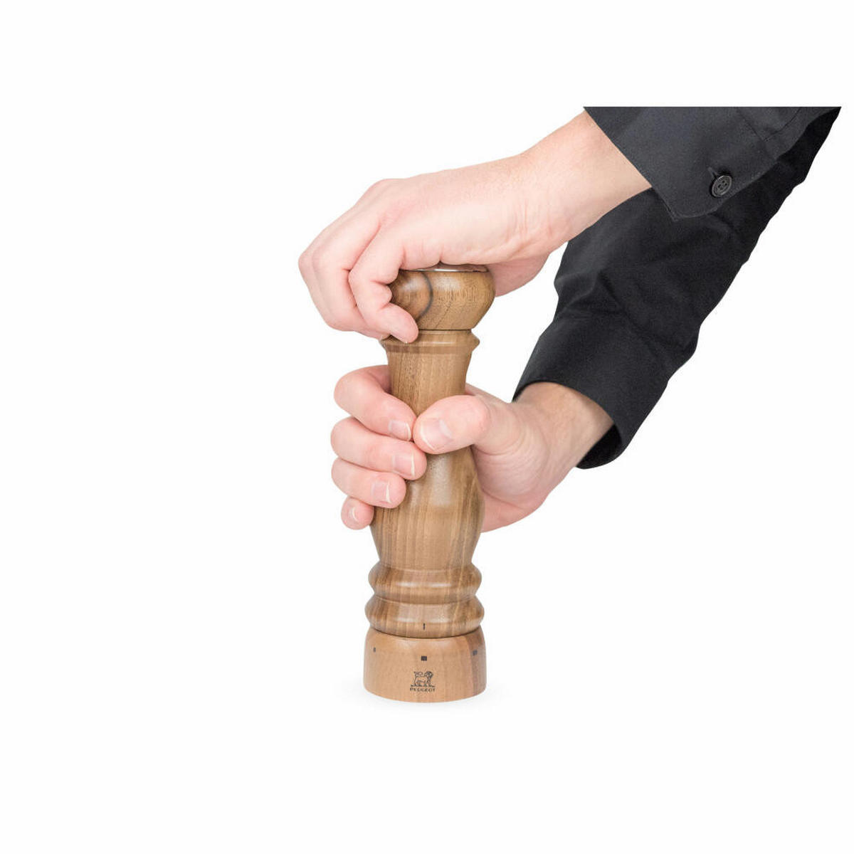 PFEFFERMÜHLE Paris Icone 18cm Walnußholz Stahlmahlwerk - Braun, Holz (6/18/6cm) - PEUGEOT