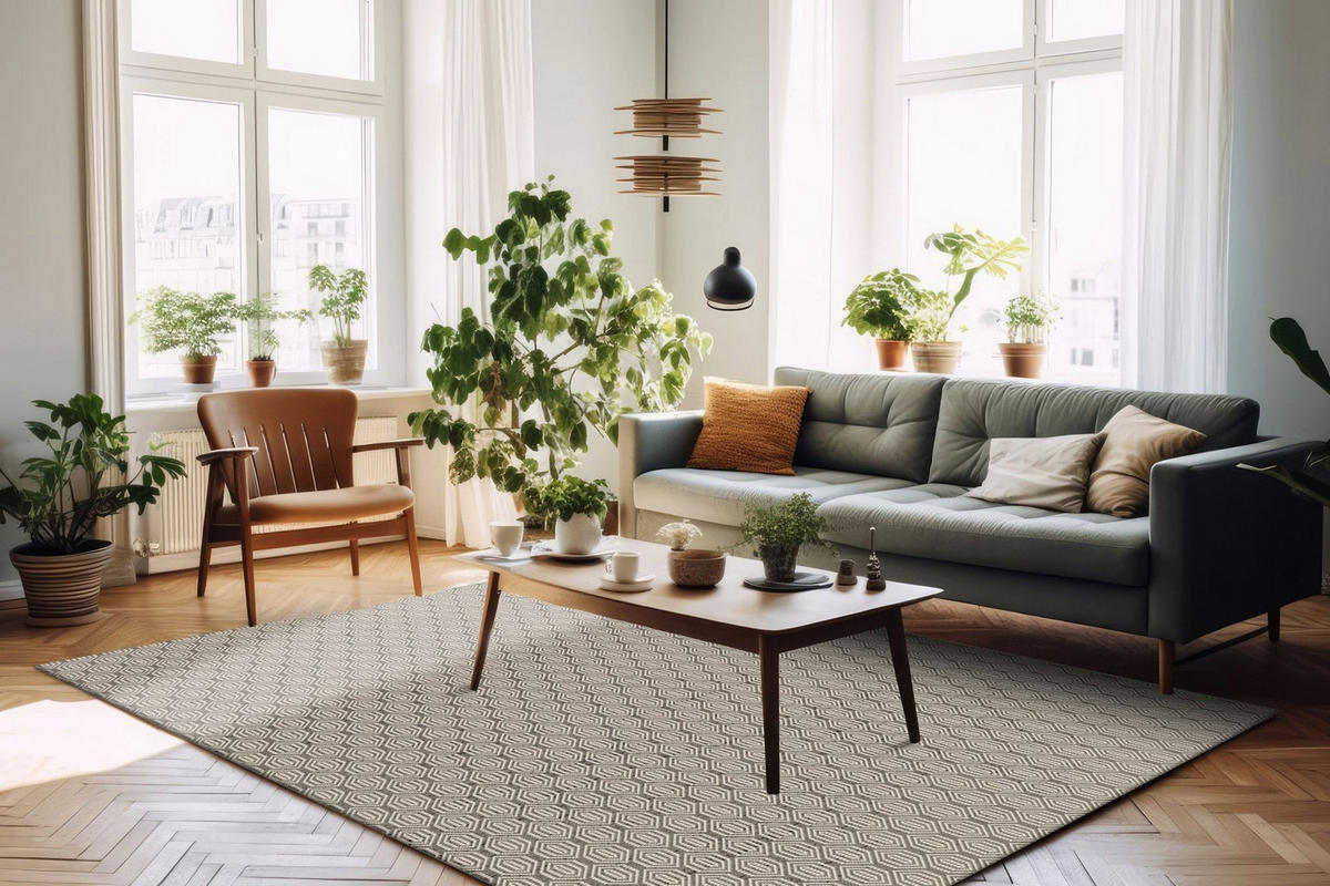 TEPPICH für Innen und Außen bruin - Braun, Textil (120/170cm) - AFK Living