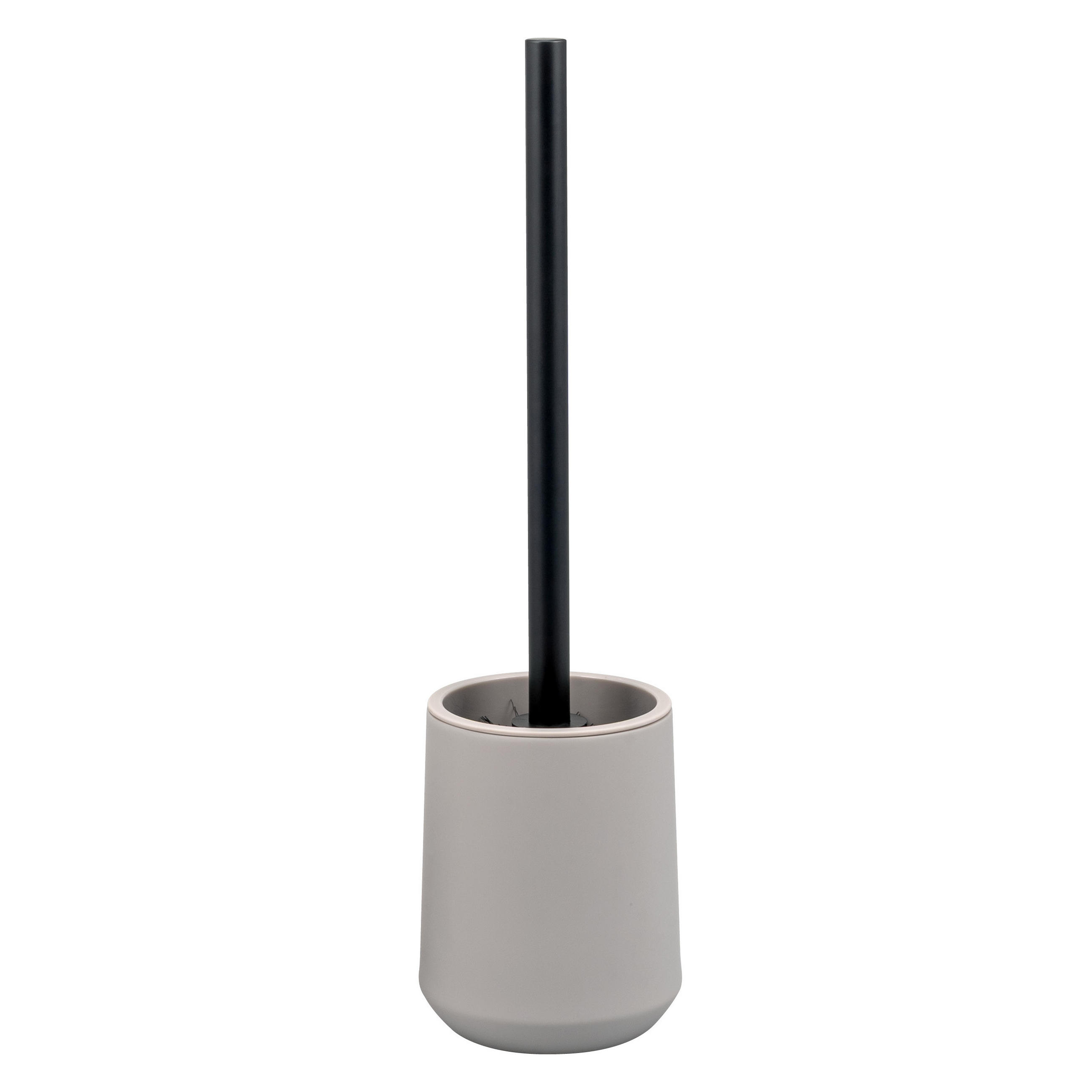 WC-GARNITUR TESERO, Kunststoff, taupe - Taupe, Kunststoff (10.5/39.5/10.5cm) - eluno