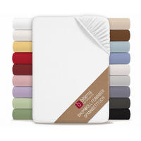 SPANNBETTTUCH Premium Biber weiss, 60x120 cm - 70x140 cm - Weiß, Textil (70/140cm) - biberna