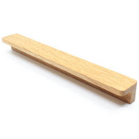 MÖBELGRIFF BA 550mm Griffleiste natur Eiche massiv Griffe Möbel Küchengriff - Eichefarben, Holz (2.5/2/57.2cm)