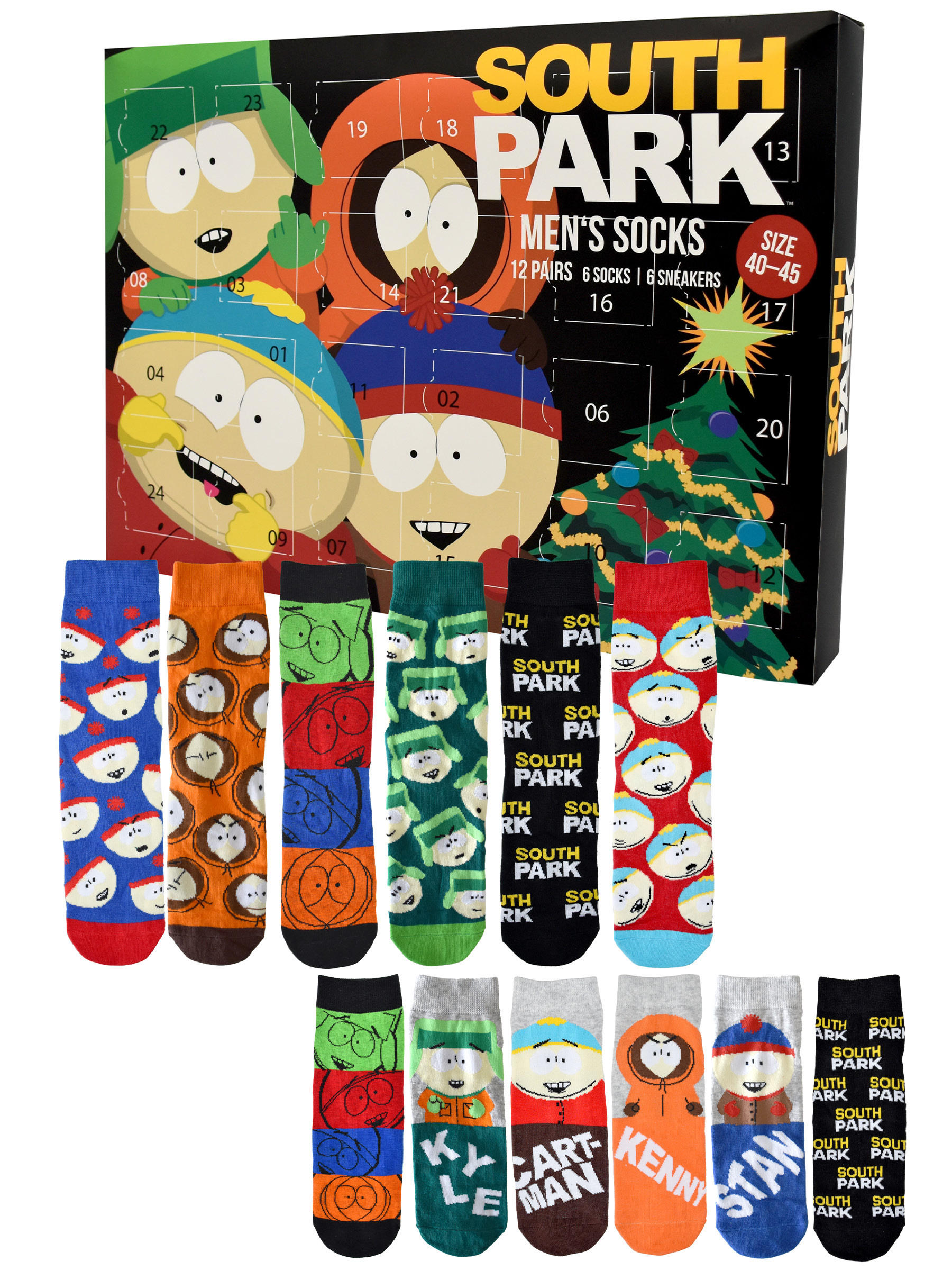 United Labels Adventskalender Mehrfarbig 37x5x26.5 cm