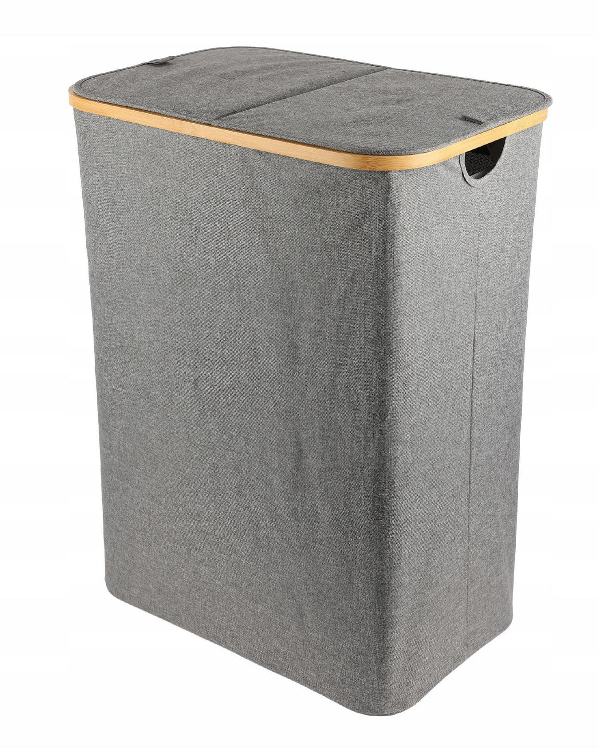 WÄSCHEKORB 145lCD-306899 grau - Grau, Textil (57/38/68cm) - JuMi